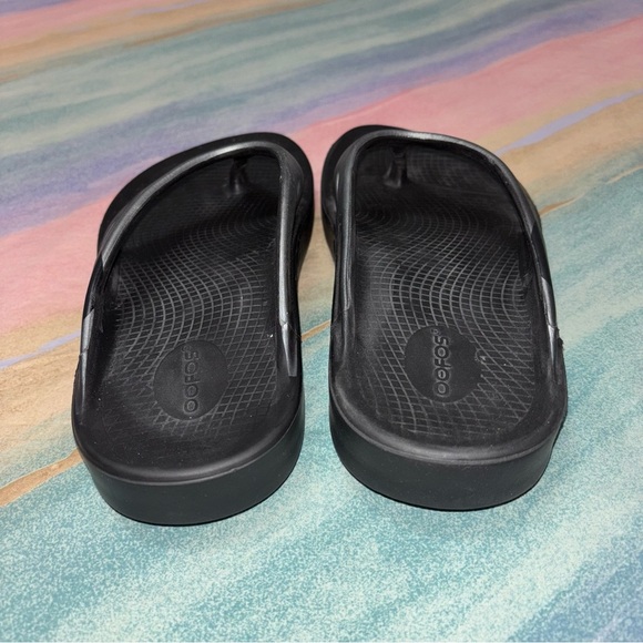 Oofos OOriginal Unisex Sport Sandals Flip Flops Graphite Mens 10 / Womens 12 - Picture 7 of 9